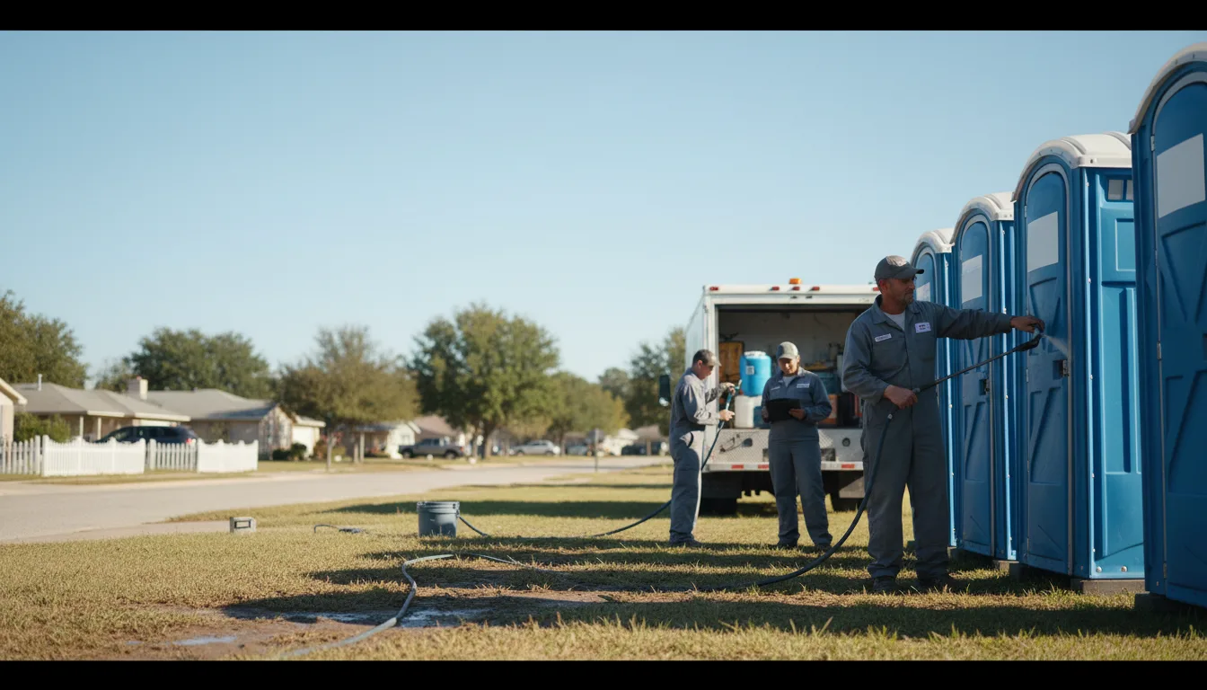 Long-Term Portable Toilet Rental in Springlake, TX near me